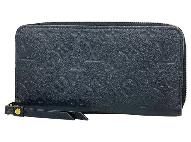 Carteira Zippy Monogram Empreinte Louis Vuitton Preto