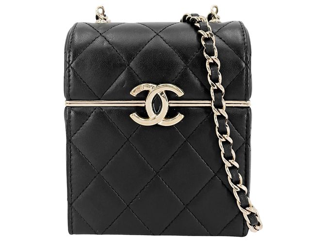 Sac à épaule Mini Chanel Noir Blanc