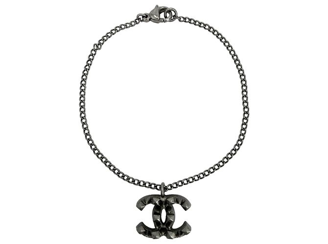Pulsera de dijes blanca Chanel Blanco