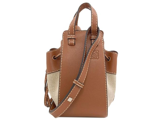 Bolsa 2-Way Loewe Hammock Mini Marrom