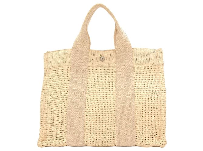 Hermès Bolso Tote Hermes Bora PM Beige