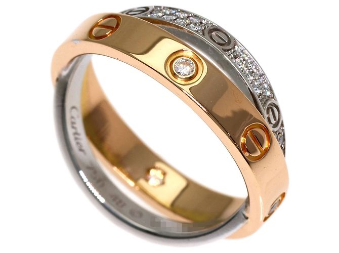 Cartier B-Love Full Pave Diamantring