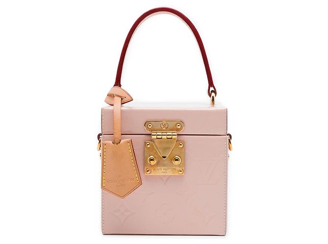 Bolso Vanity Box Bleecker Louis Vuitton Monogram Vernis Rosa