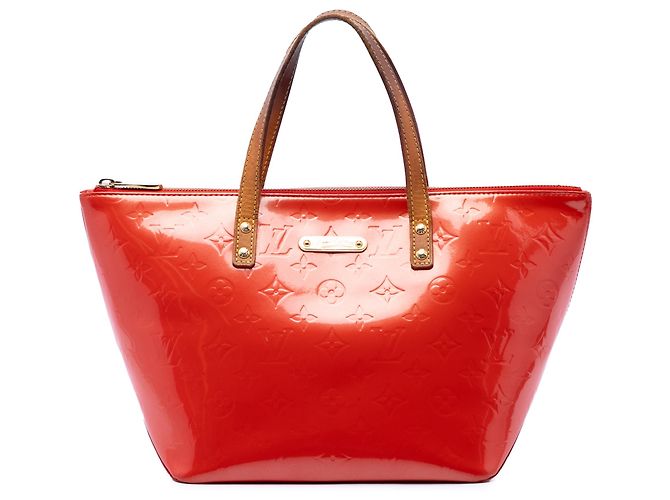 Louis Vuitton Red Monogram Vernis Bellevue PM Rosso