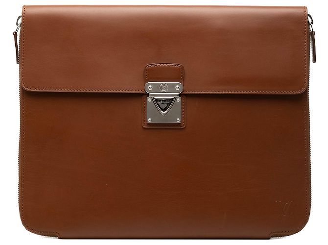 Louis Vuitton Brown Nomade Honore Portfolio Marrom
