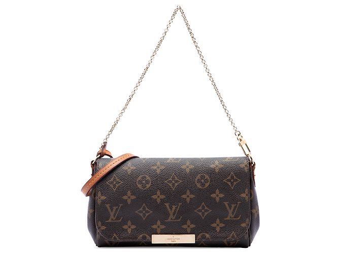 Louis Vuitton Brown Monogram Favorite MM Marrone