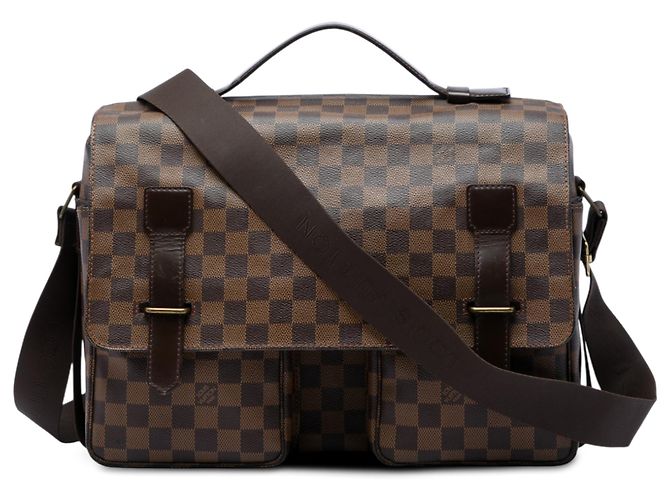 Louis Vuitton Brown Damier Ebene Broadway Castaño