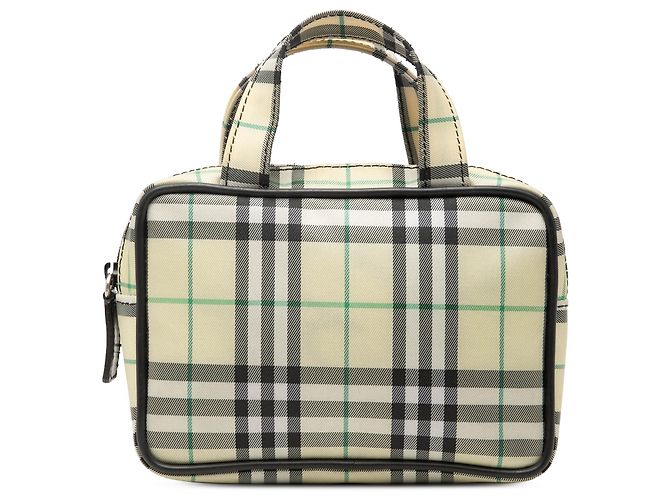 Bolsa Burberry Yellow House Check Canvas