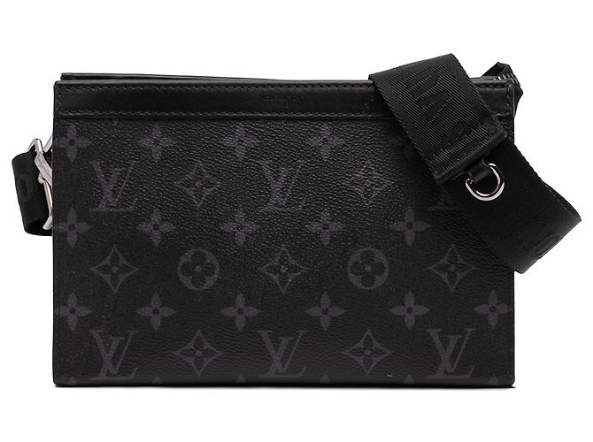 Louis Vuitton Portafoglio Gaston Monogram Eclipse Nero