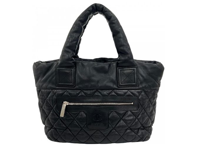 Borsa Chanel Coco Cocoon in pelle nera Nero