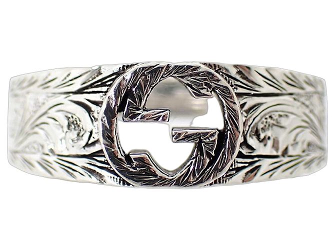 Gucci 925 Interlocking G Band Ring
