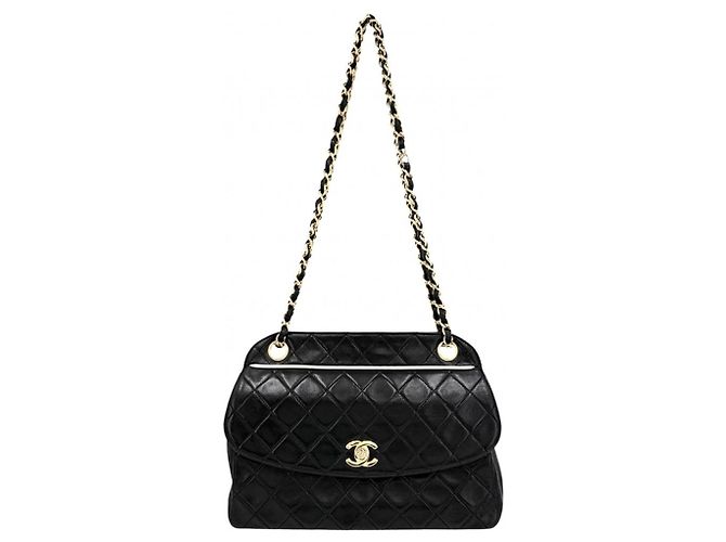 Borsa a Tracolla Chanel Matelassé Nero