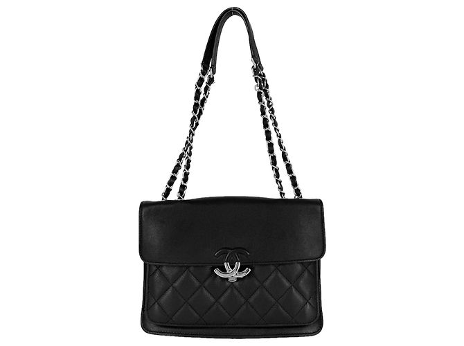 Borsa a tracolla Matelassé da donna Chanel Nero