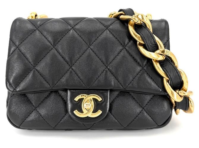 Borsa a tracolla Matelassé da donna Chanel Nero