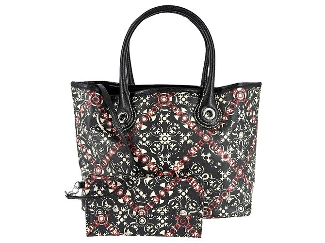 Borsa Tote Chanel da Donna Nero Rosso