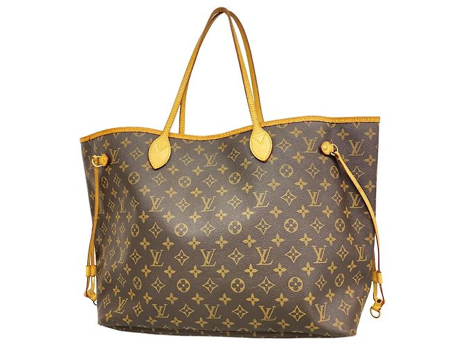Saco Tote Louis Vuitton Monogram Neverfull GM Marrom