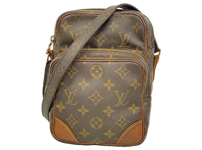 Borsa a tracolla Louis Vuitton Monogram Amazon Marrone