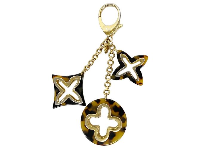 Louis Vuitton Keychain Charm Bijou Sac Insolence Marrone D'oro