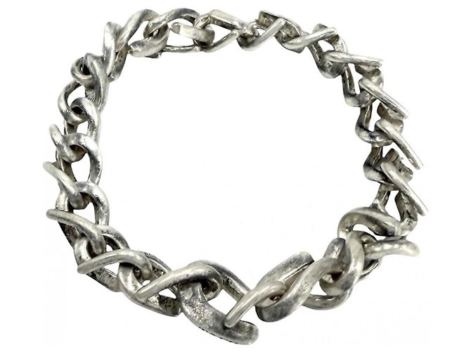 Tiffany & Co. Men's Forge Medium Link Bracelet Silvery White