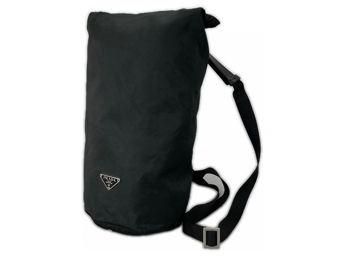 Prada Nylon Shoulder Bag Black