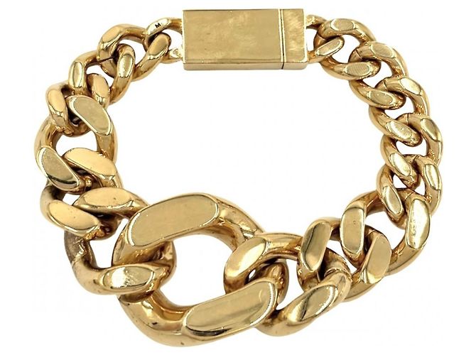 Pulseira com pingente dourado Saint Laurent