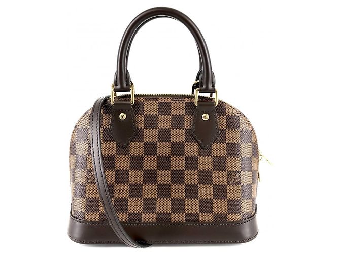 Borsa Louis Vuitton Damier Alma BB Marrone