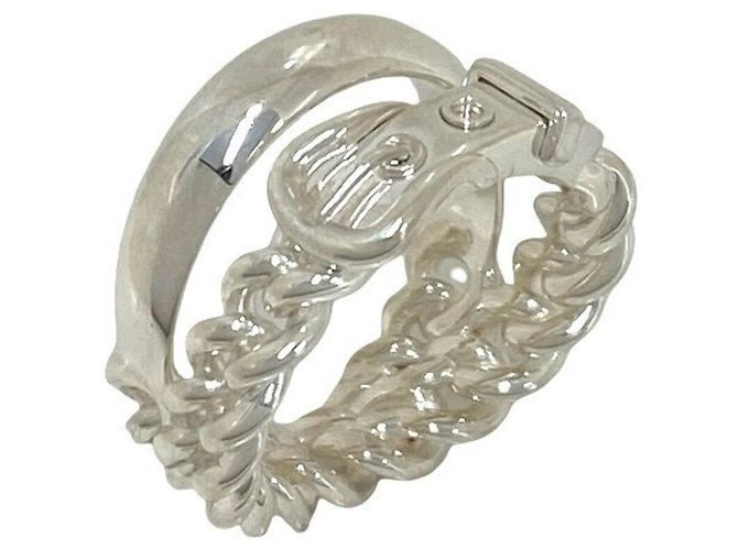 Hermès HERMES Boucles Sellier Inflexible Ring Silber