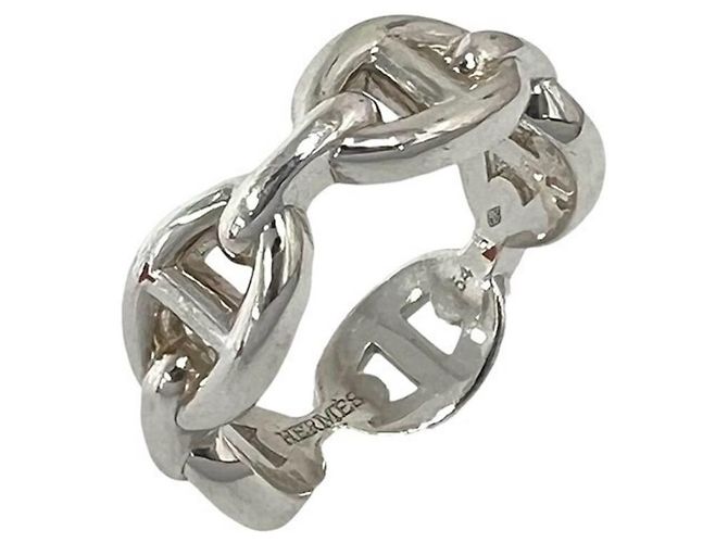 Ring Hermès Anello Hermes Chaine d'Ancre Enchainée PM Argento