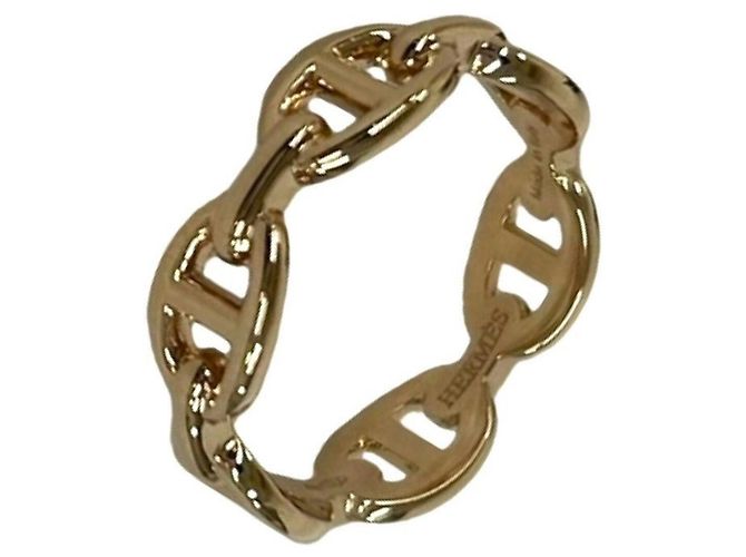 Ring Hermès Bague HERMES Chaine d'Ancre Enchainée PM Doré