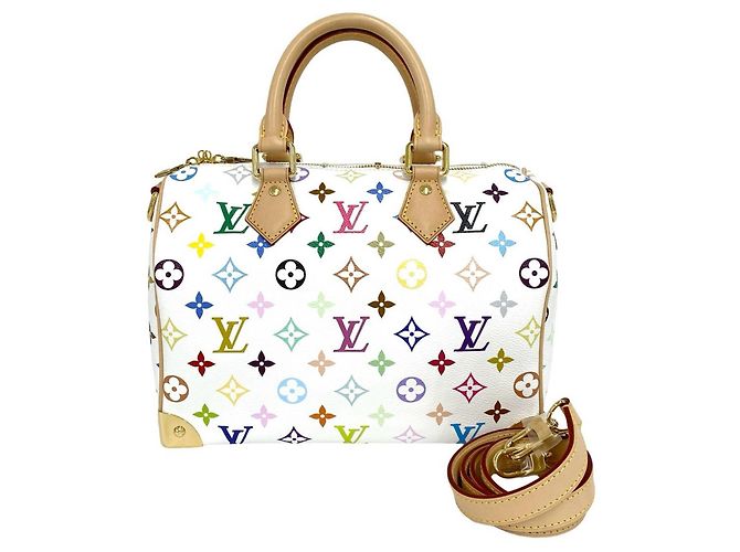 Borsa Louis Vuitton Speedy 25 Monogram Multicolor Marrone Multicolore
