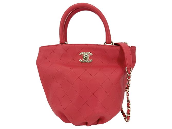 Bolsa Matelassé para mulher Chanel Vermelho