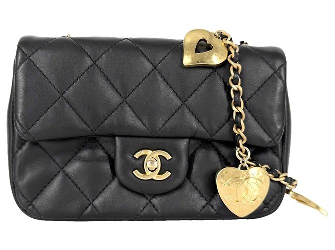 Sac à épaule Chanel Mini Matelassé Noir