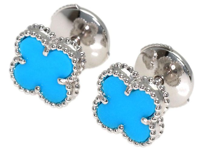 Orecchini Van Cleef & Arpels Sweet Alhambra Turquoise