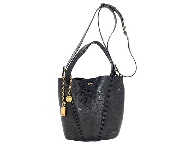 Borsa 2-Way Chloé Spin Small Nero