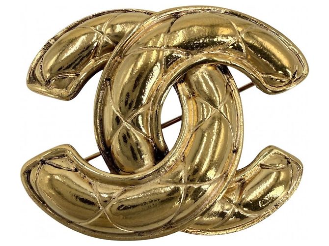 Spilla Chanel Matelassé D'oro