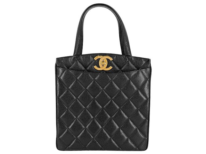 Timeless Borsa Tote Matelassé da donna Chanel Nero