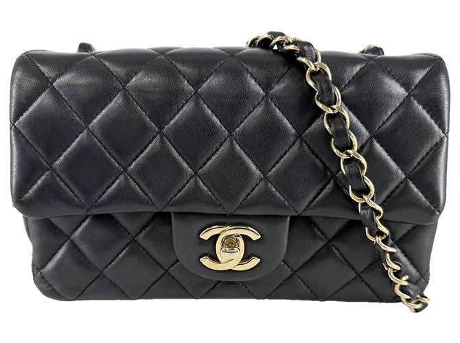 Borsa a tracolla Mini Matelassé da donna Chanel Nero