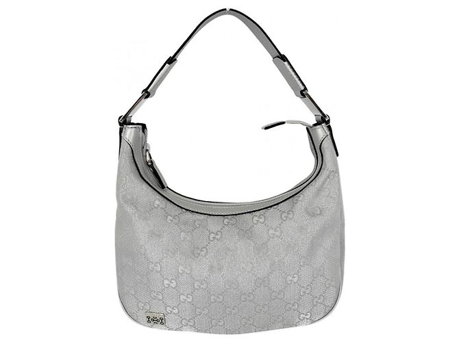 Bolsa Hobo Gucci Small Web Pop Prata