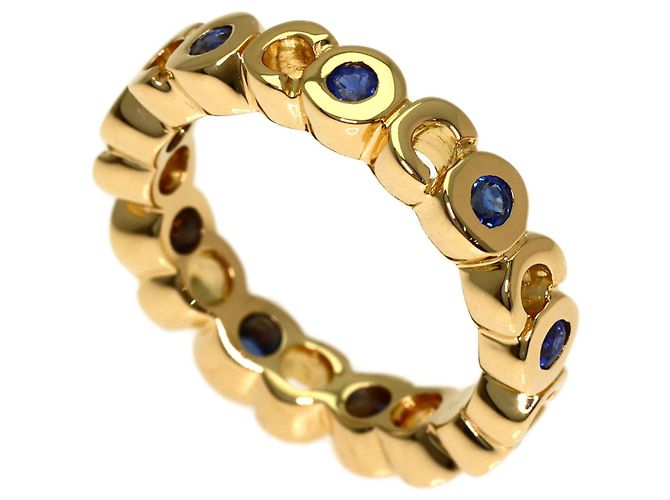 Anello Chanel Coco in zaffiro e oro giallo 18K