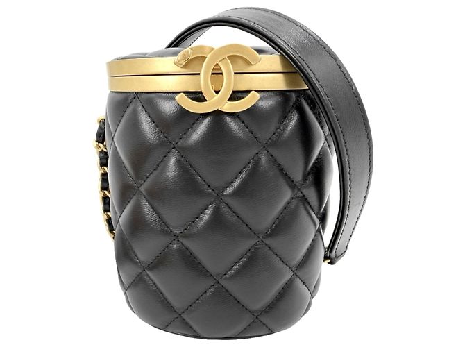 Sac à épaule mini Chanel Matelassé Noir