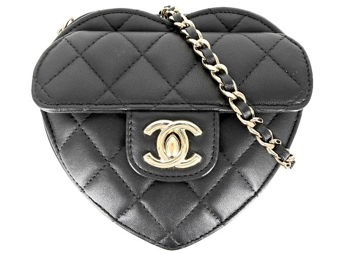 Borsa a tracolla Chanel Matelassé Nero