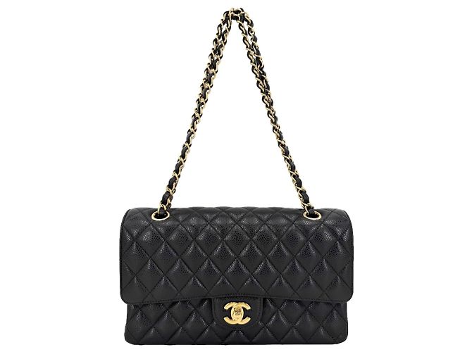 Sac à bandoulière Chanel Matelassé 25 Noir