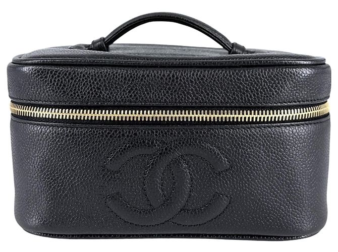 Borsa Vanity Chanel da donna, nera Nero
