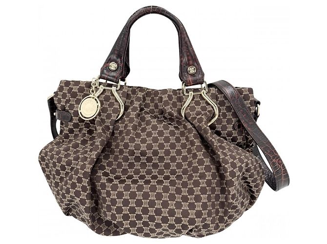 Céline Bolsa Celine Macadam para mulher Marrom