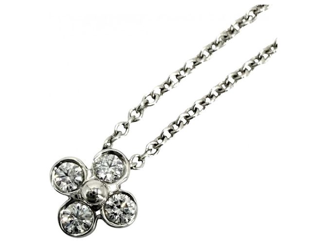Collar de diamantes para mujer Tiffany & Co. Blanco