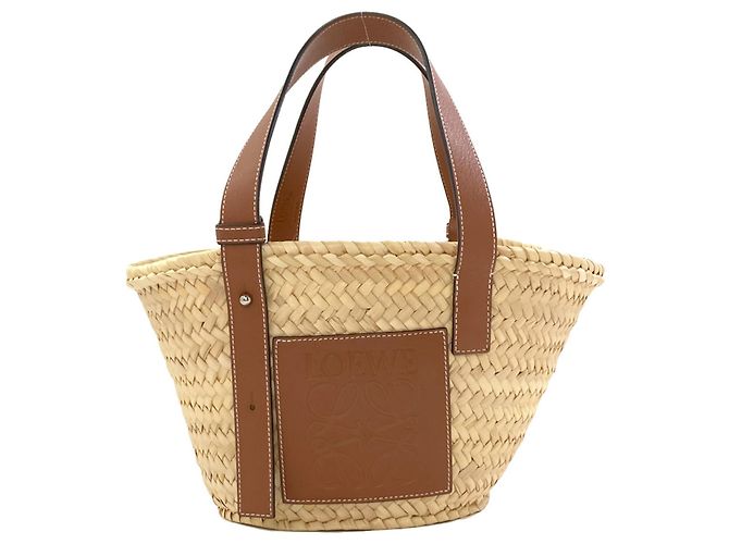 Borsa Tote Loewe Small Basket Marrone