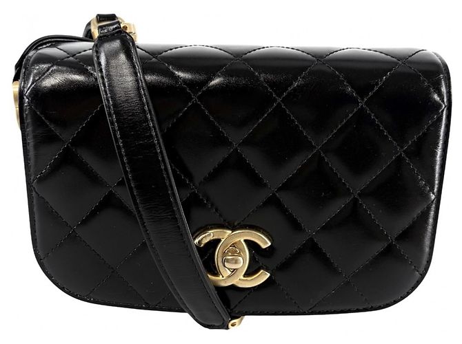 Borsa a tracolla Chanel Mini Matelassé Nero
