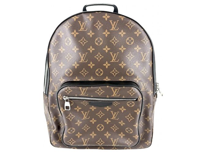 Mochila Louis Vuitton Josh NV Castaño Negro