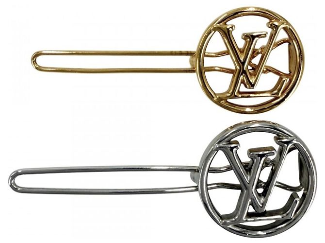 Fermi capelli Baby Laze da donna Louis Vuitton Argento D'oro