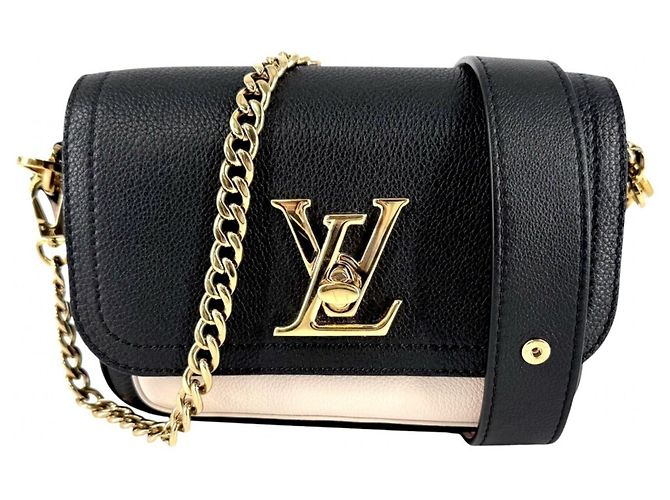 Borsa Lockme Tender da donna Louis Vuitton Nero Crudo